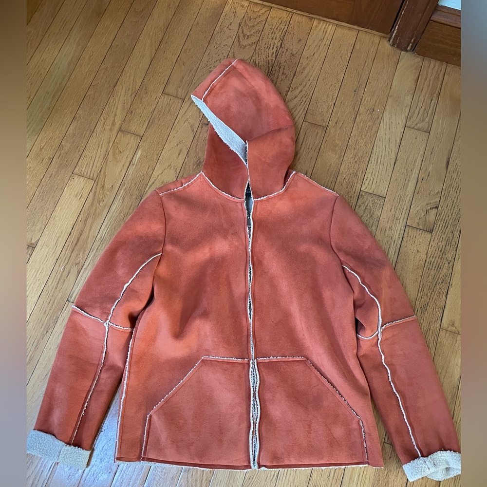 Women's Eivissa Faux Suede Hooded Jacket